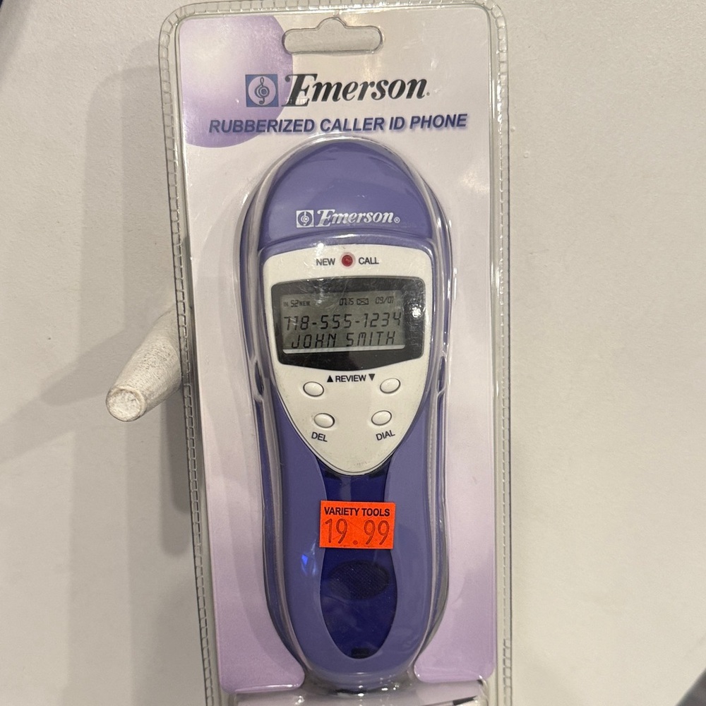 2000s Emerson Purple Caller ID Phone
